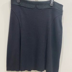 CAbi black knit skirt- size Medium